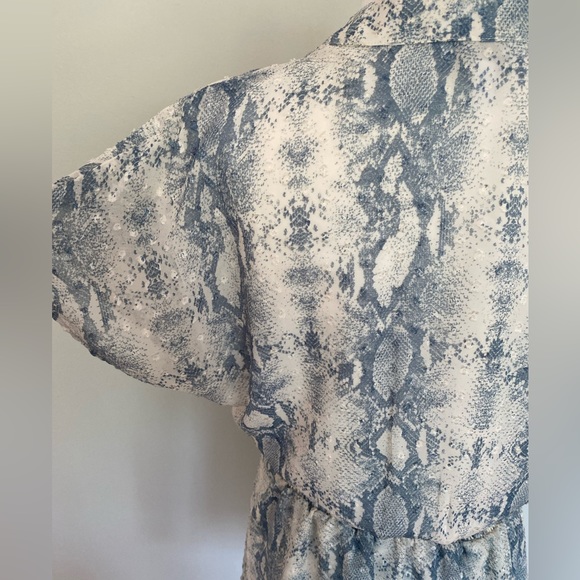 VERONICA M. Snakeskin Tunic Mini Dress - Picture 6 of 9